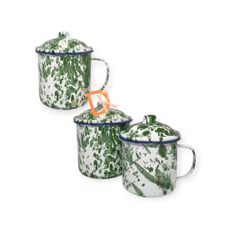 MUG BLIRIK TUTUP / GELAS BLIRIK / GELAS ENAMEL 10" dan 12"