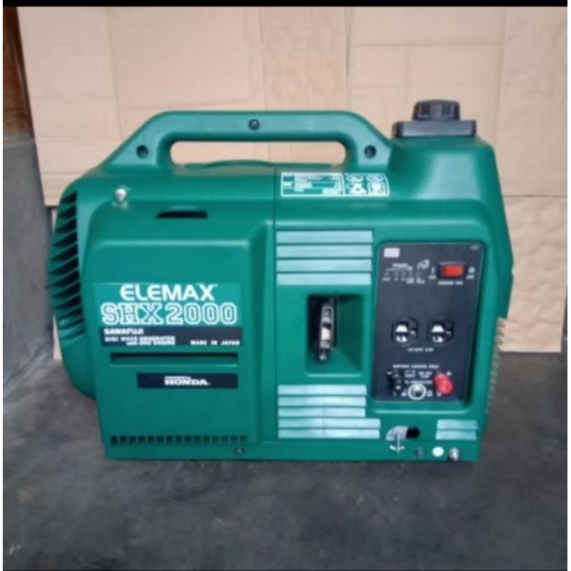 mesin genset Honda silent elemax shx 2000, original japan