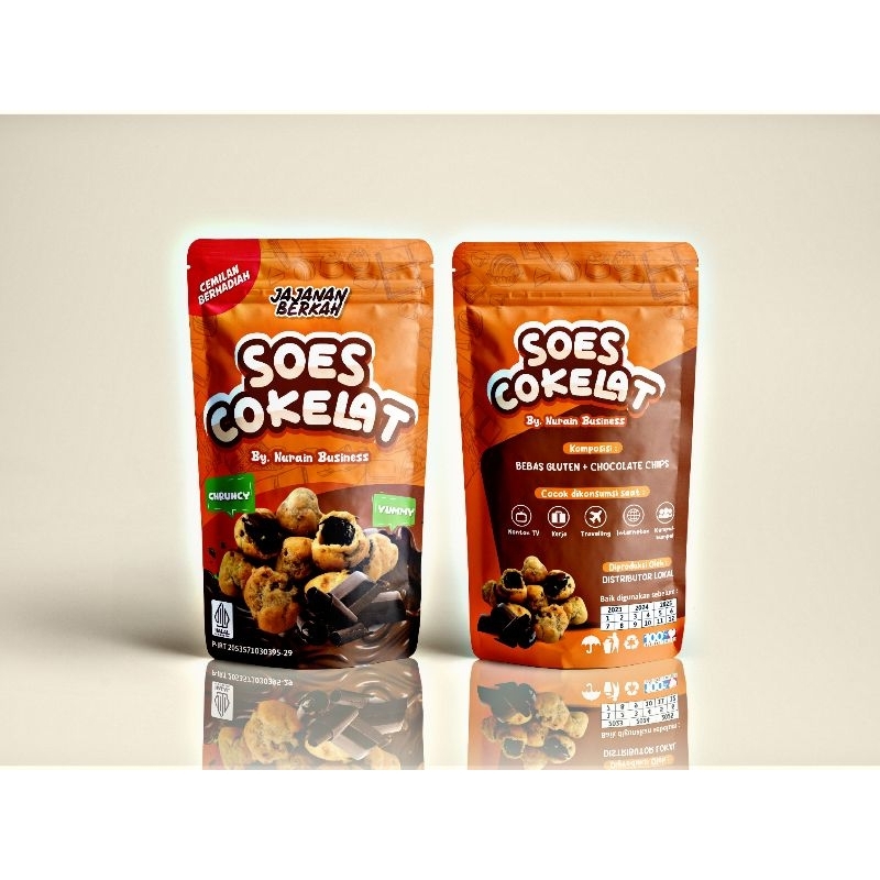 

Soes chocolate snack kekinian Cemilan berhadiah