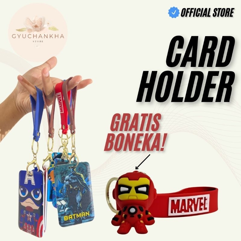 

Gantungan Kunci marvel /id Card Holder/ E tol / Free card holder / gantungan kunci lucu Marvel