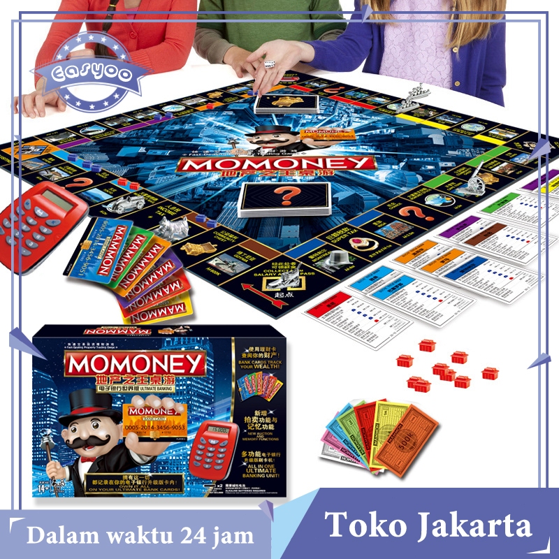 Monopoli Internasional | Real Estate Tycoon Monopoly Super Electronic Bank Card Machine | Monopoli B