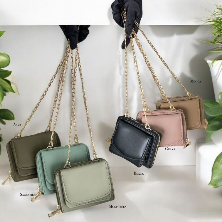 Dompet Wanita Selempang Yessi kekinian - Dompet Wanita Cantik - Dompet Wanita Kekinian Murah