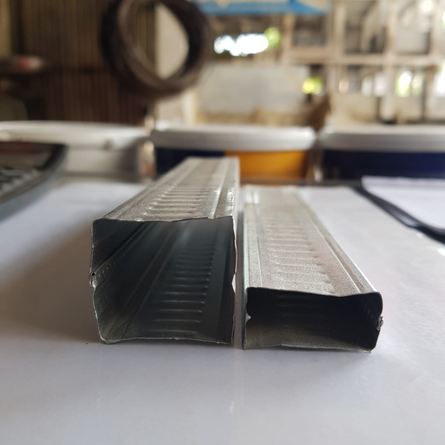 Besi Hollow Gaalum 4X4/ 2X4 0,4 Mm Full/ Holo Gaanis Plafon Pvc 4 X 4/ 2 X 4 0.4Mm/ Hollo Rangka