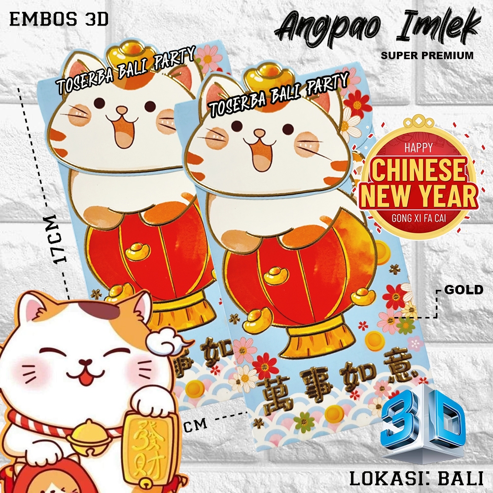 

KERTAS ANGPAO IMLEK LUCKY CAT 4 SUPER PREMIUM