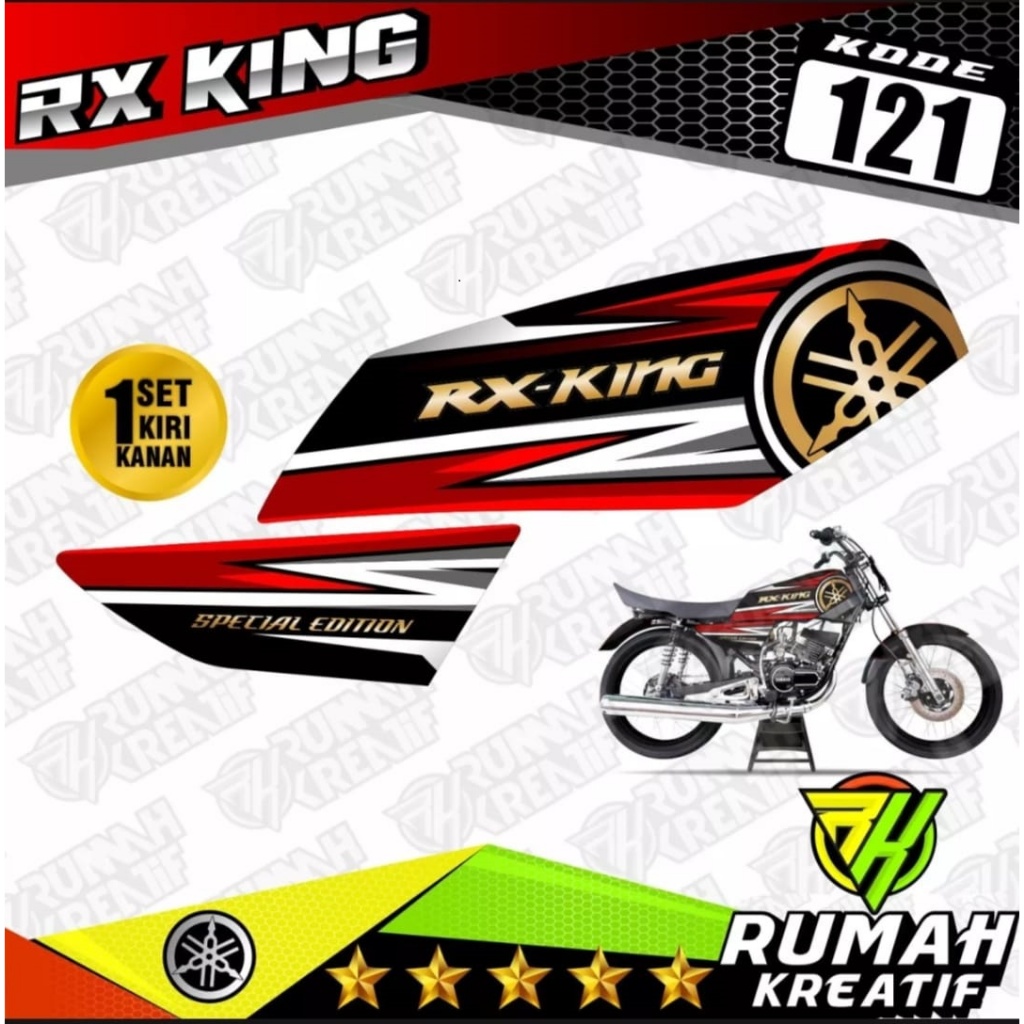 Decal Sticker Striping Variasi Rx King/Yamaha Rx King/Decal Rx King/Striping Rx KIng