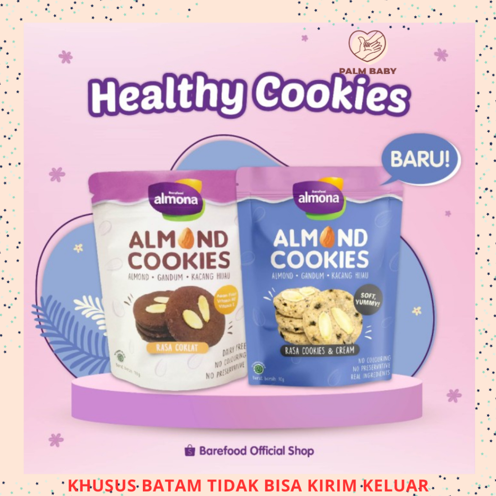 

ALMONA Almond Cookies Snack Sehat No Preservative