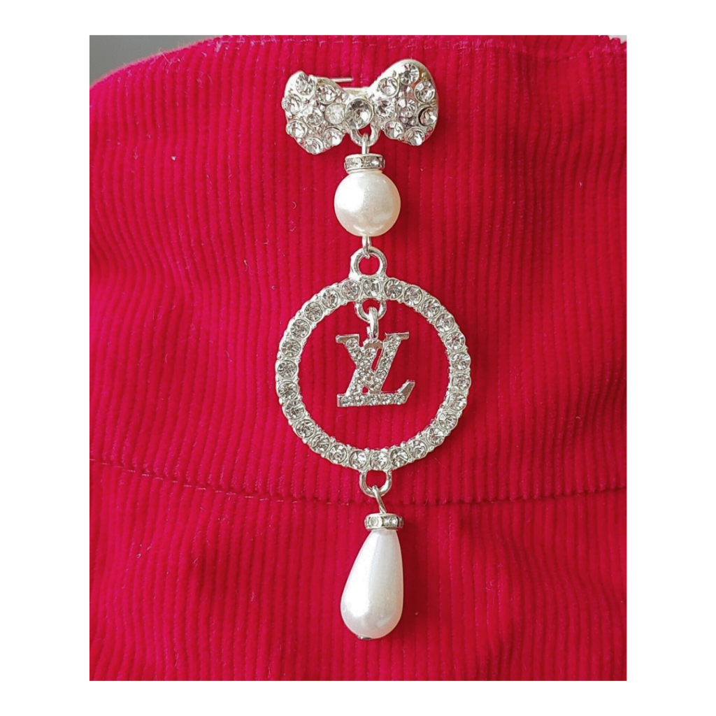 Bros Jilbab Dagu Panjang Peniti Hijab Aksesoris Kerudung Pin Juntai Logo