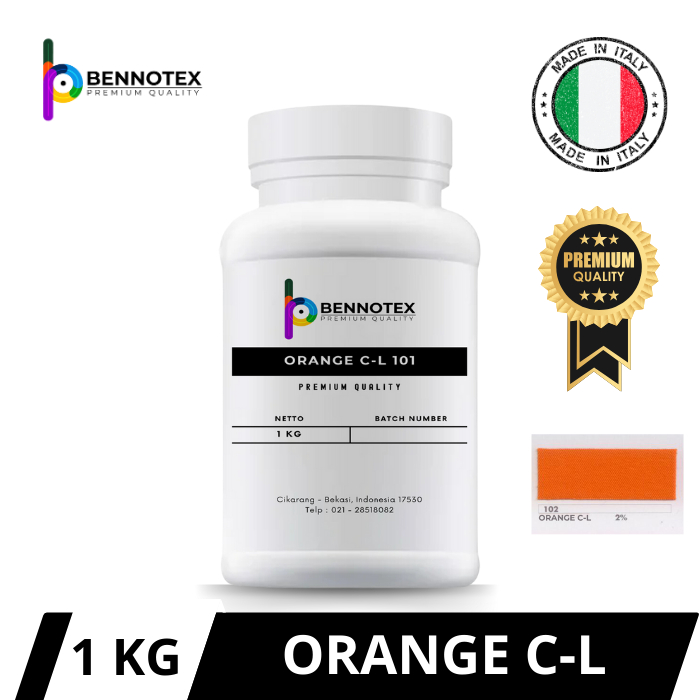 PEWARNA KAIN TEKSTIL ORANGE PAKAIAN CELUP BUBUK PREMIUM QUALITY