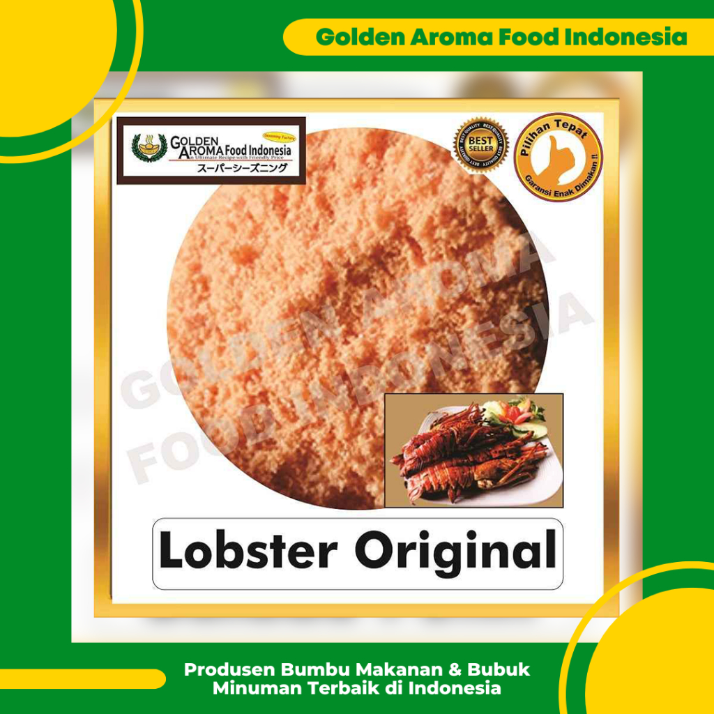 

Bumbu Tabur Rasa Lobster Original 1kg, Jual Bubuk Tabur Lobster Original Seasoning Powder Murah Enak