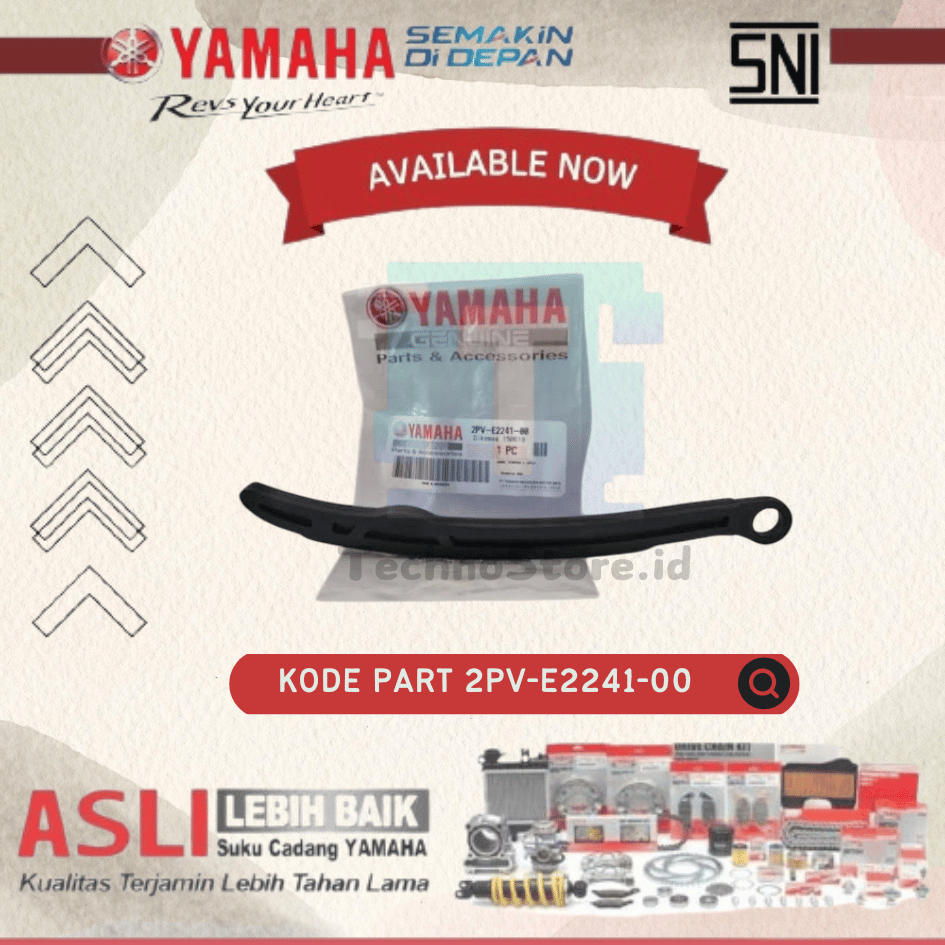 Lidah Karet Tensioner Atas MX King Vixion 150 ORIGINAL YAMAHA 2PV-E2241-00