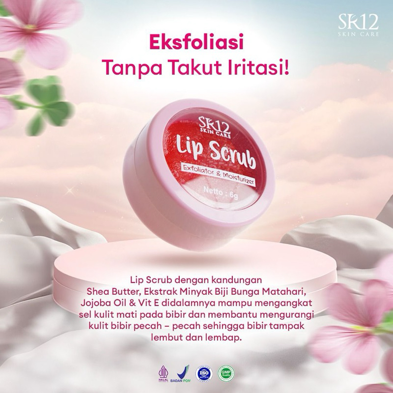SK12 Skin Care Lip Scrub Exfoliator & Moisturizer