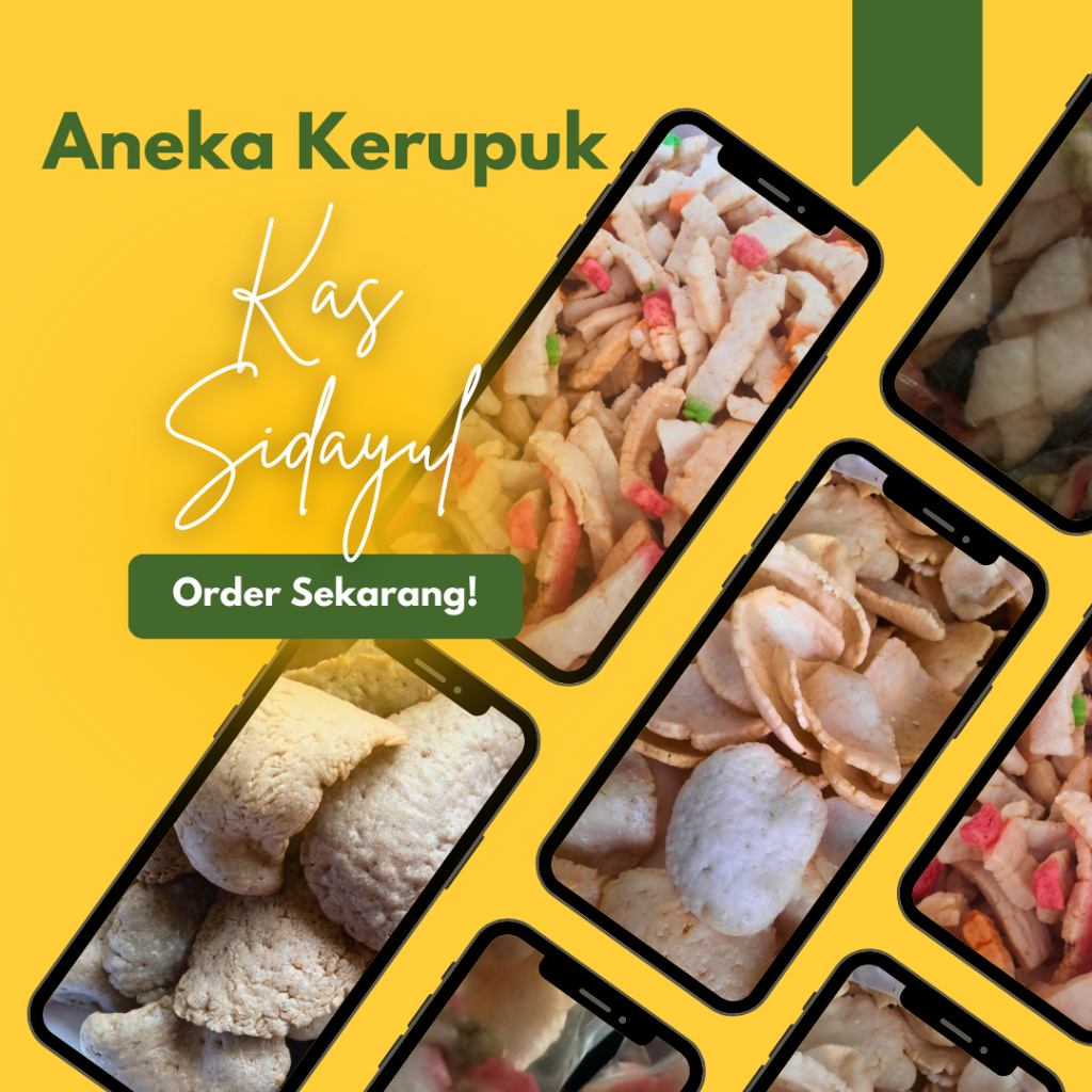 

Macam - Macam Kerupuk Khas Sidayu Siap Makan