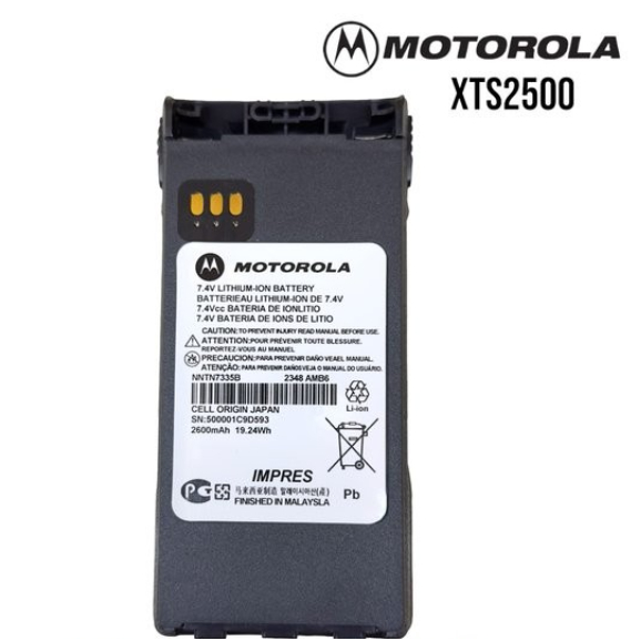 BATRE HT MOTOROLA XTS 2500 ORIGINAL LITHIUM - BATRE LITHIUM HT MOTOROLA XTS2500 ORIGINAL