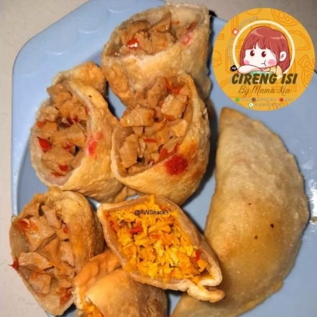 

CIRENG ISI AYAM SUWIR PEDAS / KEJU MOZARELLA / BASO PEDAS MERCON / MIX VARIAN RASA - ISI 5 PCS