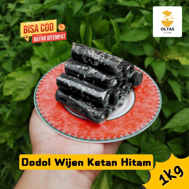 

Dodol Wijen Ketan Hitam Lejiit 1kg / Dodol Wijen Asli Sunda / Dodol Tanpa Pemanis dan Pengawet Buatan