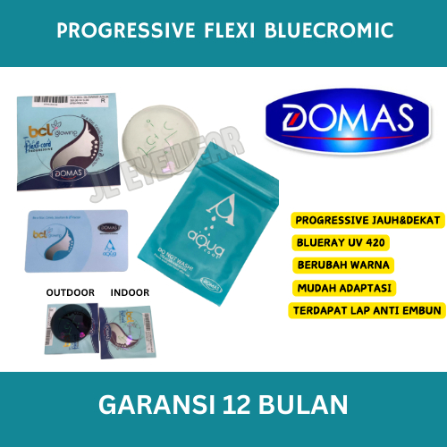 Lensa Progressive Flexi Bluecromic BCL Glowing