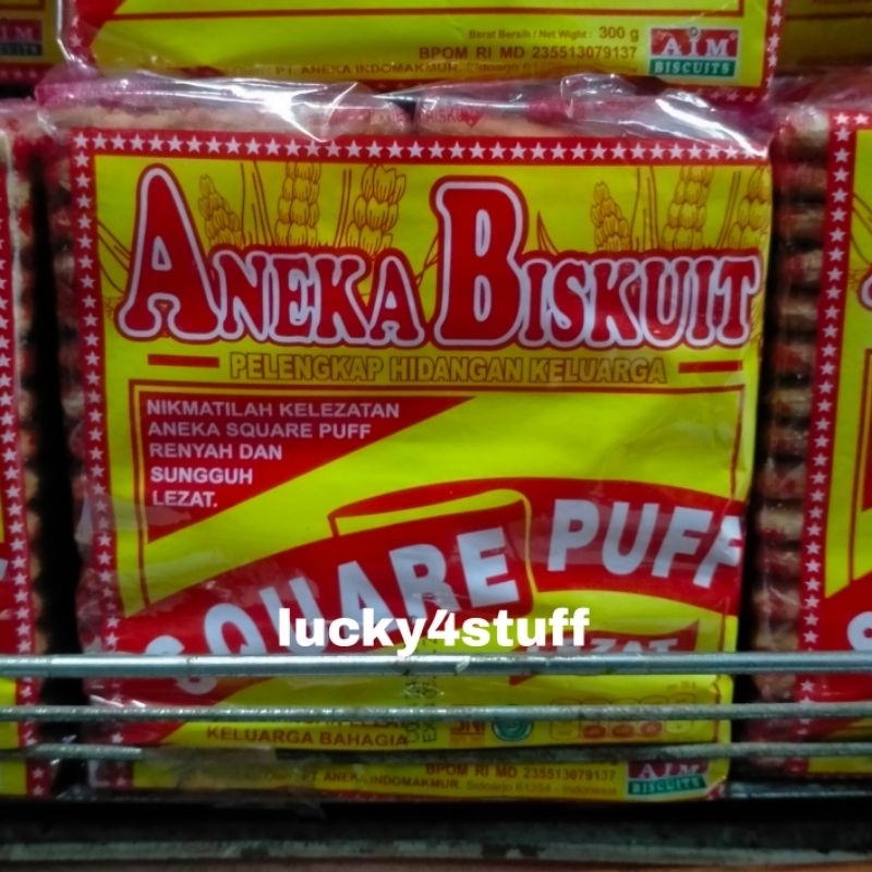 

AIM Square Puff Aneka Biscuit 300gr & 350gr