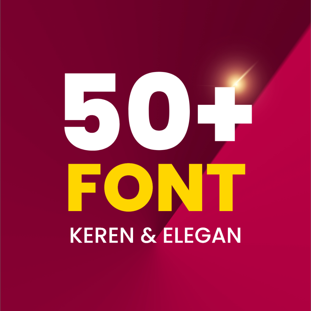 Font Design Terkini Keren 50+