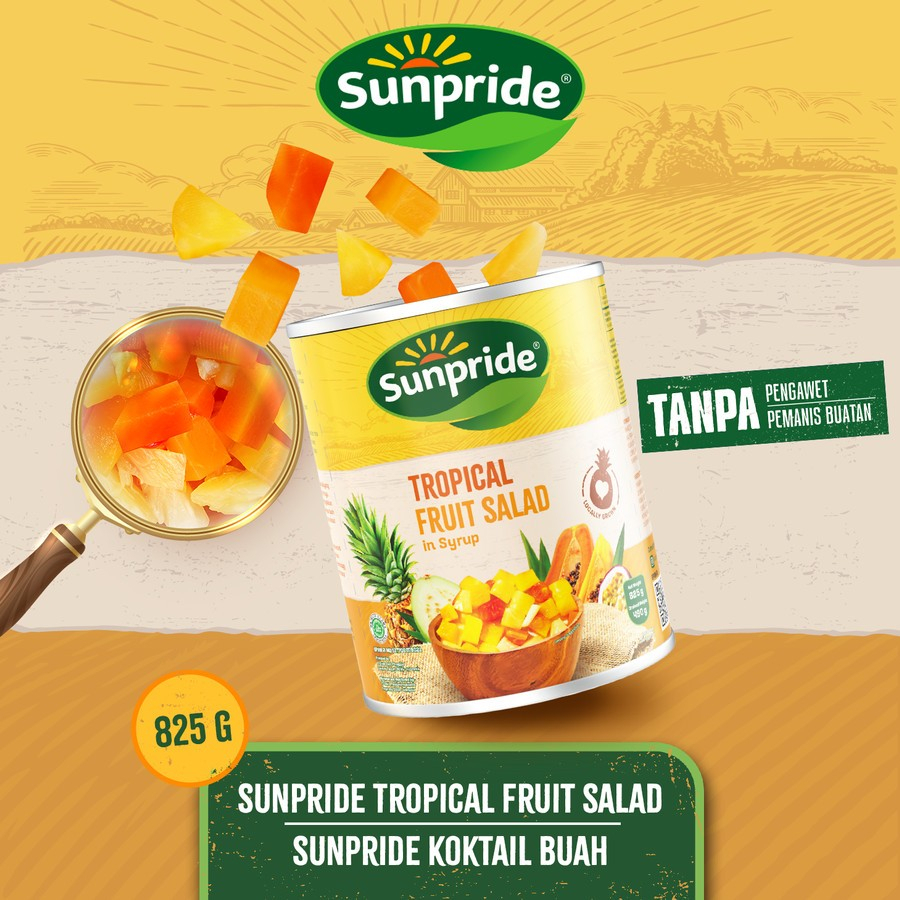 

Sunpride Tropical Fruit Salad in Syrup 825 Gr Kaleng 825Gr
