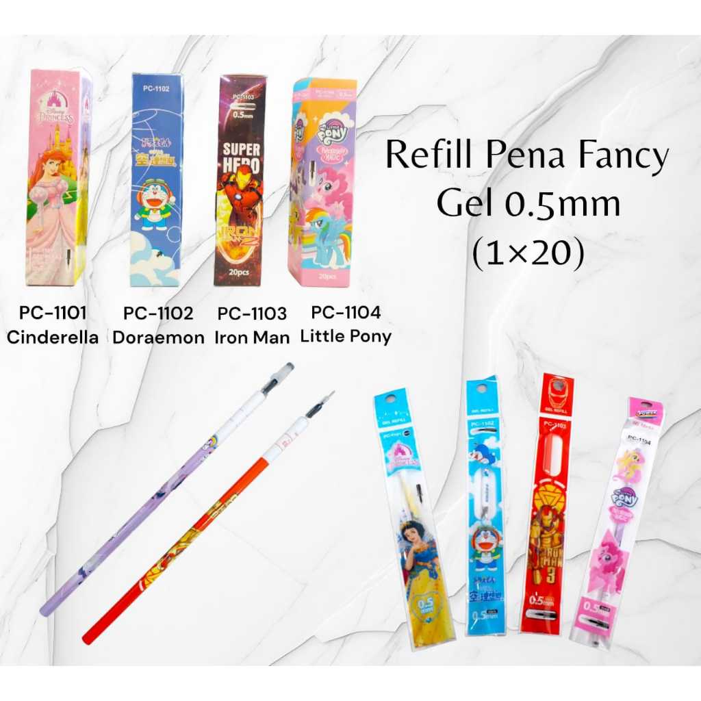 

Refil Pena Fancy Motif (1x20 )pcs murah