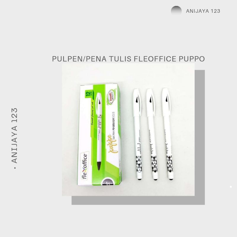 

PULPEN/PENA TULIS FLEOFFICE PUPPO 1PACK ISI 12PCS