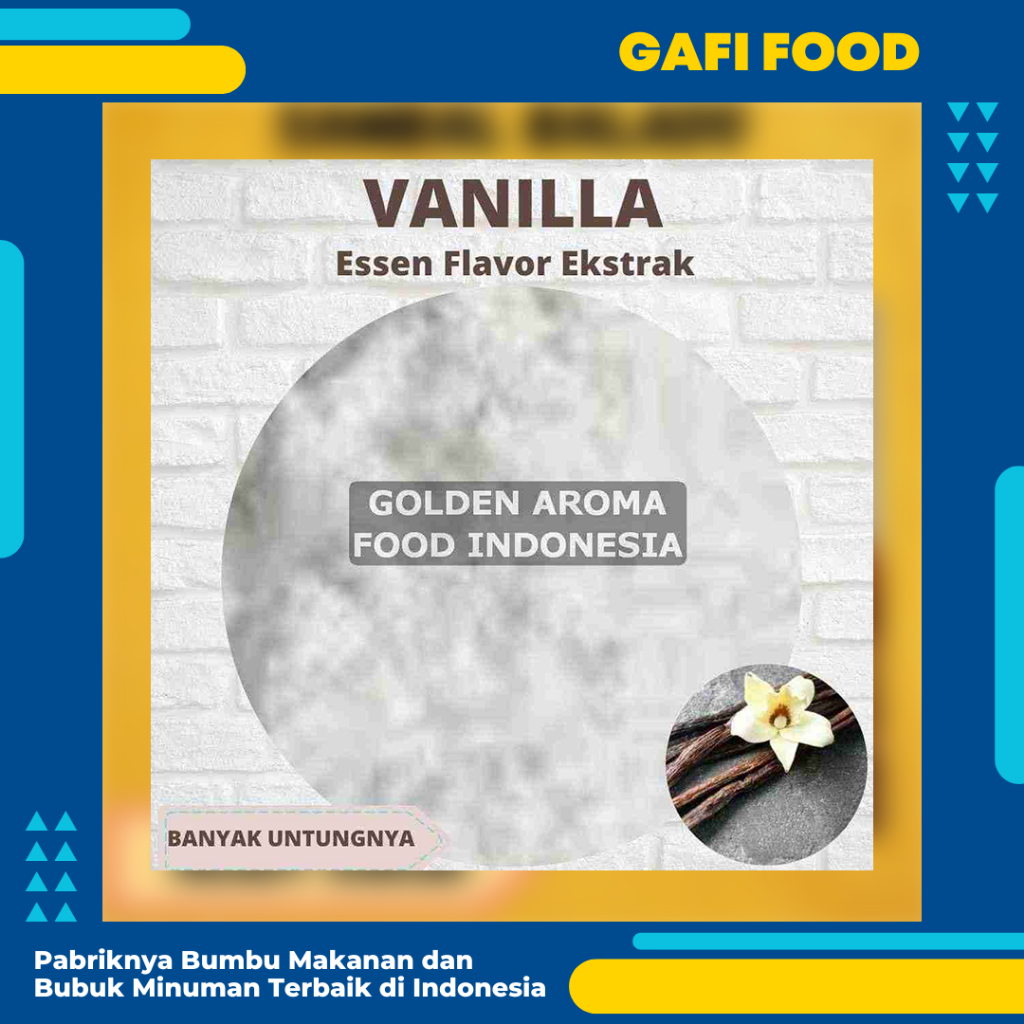 

Bubuk Vanilla 500gr Pure EFE Essence Flavour Ekstrak 1/2 kg Vanilla Essen Flavor Extract