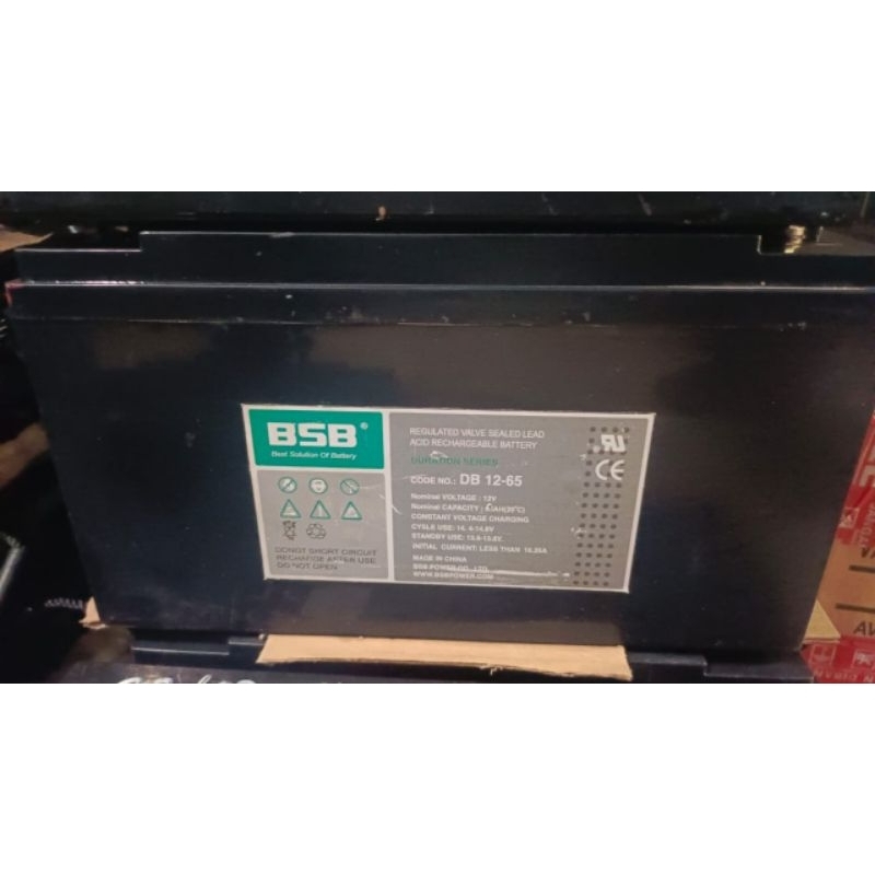 BATTERY VRLA merek BSB 12v 65ah