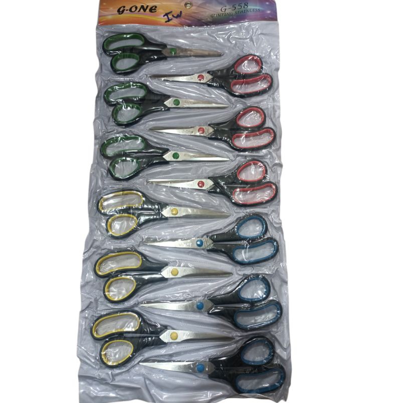 

[12pcs] GUNTING BESAR G-558 | GUNTING JUMBO G-558 | GUNTING KERTAS BESAR | GUNTING STAINLESS