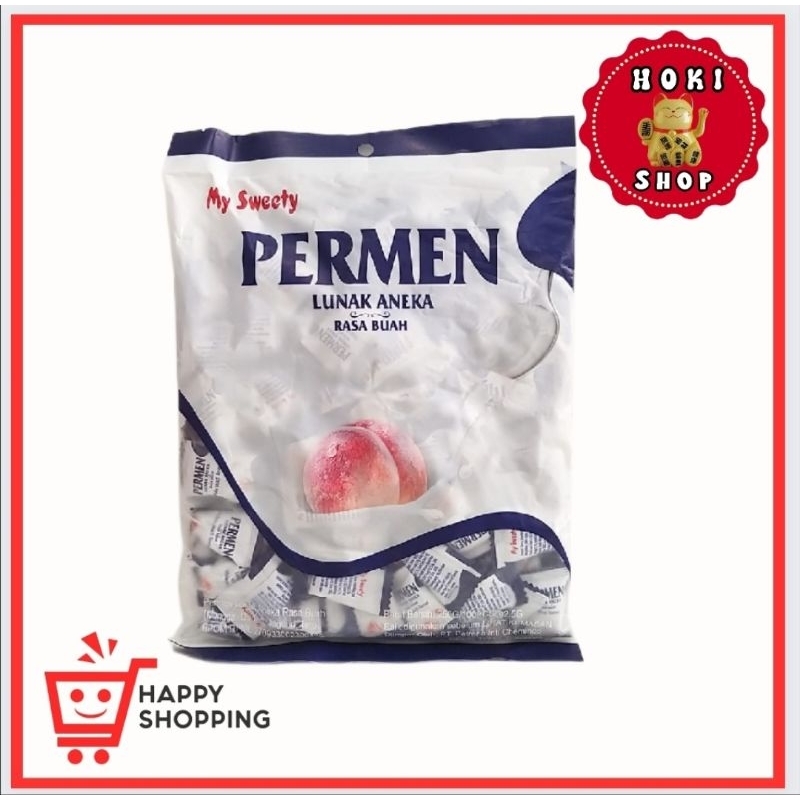 

My Swetty Permen Lunak Rasa Buah isi 100biji - 250gr / Permen My Sweety / Permen Import Aneka Buah