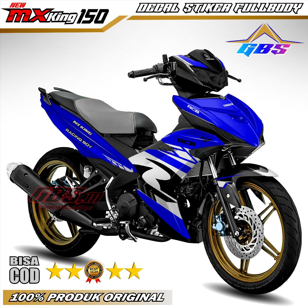 Decal Mx King Sticker Decal Motor Mx King 150 New Striping Mx King 150 Stiker Fullbody Vareasi