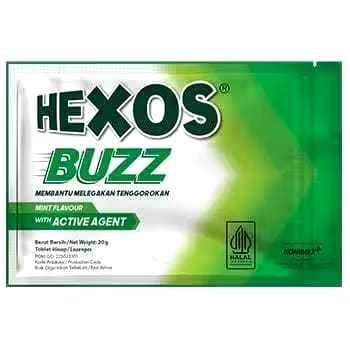 

PERMEN PELEGA TENGGOROKNA HEXOS BUZZ - ED 03/2025