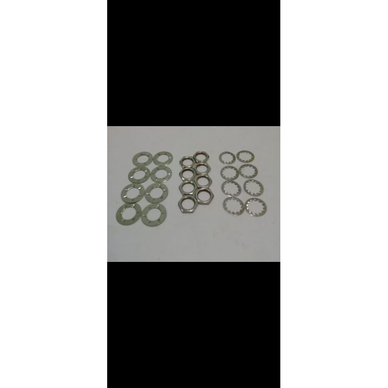 Mur+Ring+Ring Gerigi Potensio,Jack Female 8,3mm (8set) Stainless