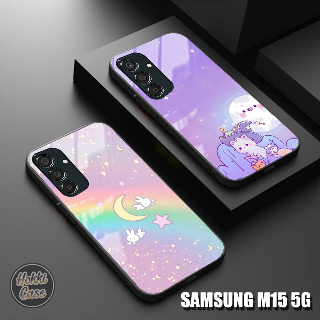 Case Samsung M15 5G - Softcase Glass Kaca Samsung M15 - Casing Samsung M15 5G - Silikon Samsung M15 