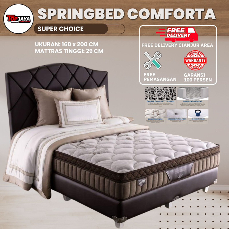 SPRINGBED COMFORTA - MATRAS SUPER CHOICE - COMFORTA