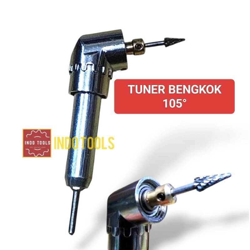 sambungan kepala tuner bengkok 105 Derajat