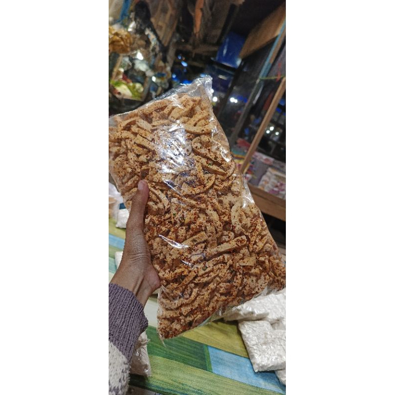 

1 kg Basreng original dan pedas daun jeruk