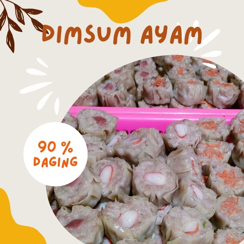

Dimsum Ayam Daging 1 box isi 25 pcs
