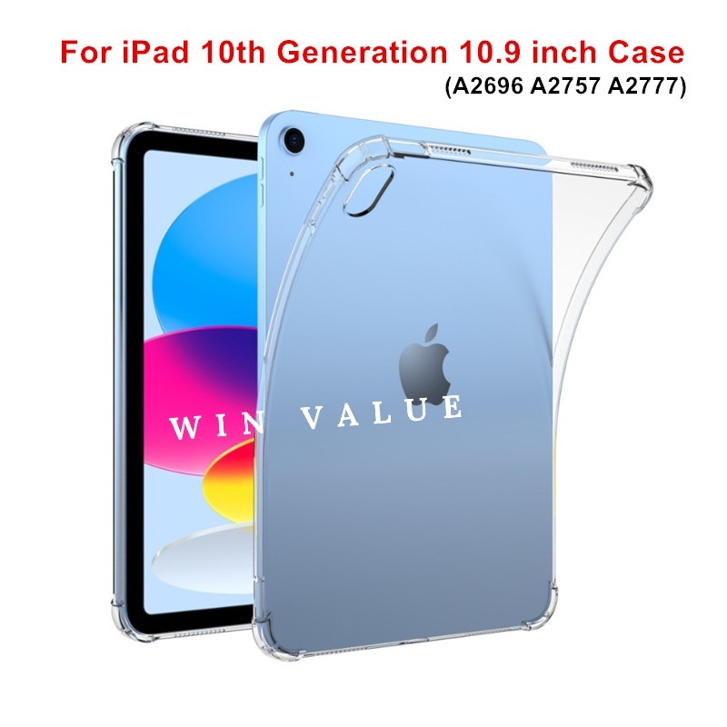 Case Ipad 7 10.2 Inci Ipad 8 10.2 Inci Ipad 9 10.2 Inci Ipad 10 10.9" 2022 Softcase Anticrack Soft C