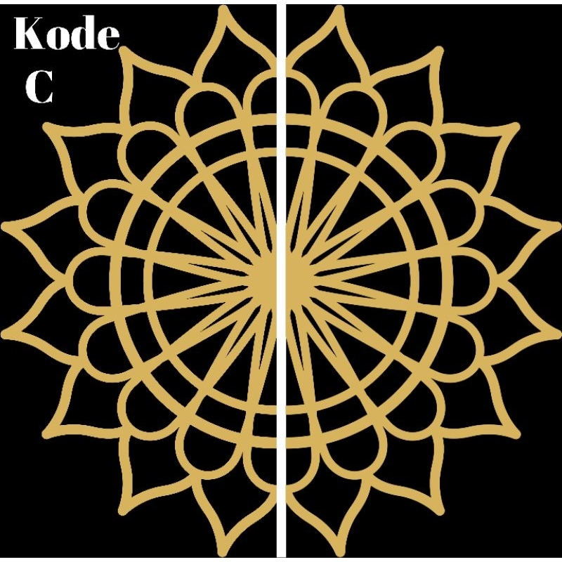 Cutting Sticker Dekorasi Kaca Pintu Masjid Mushola Rumah Gedung Tema Islamic Ramadhan