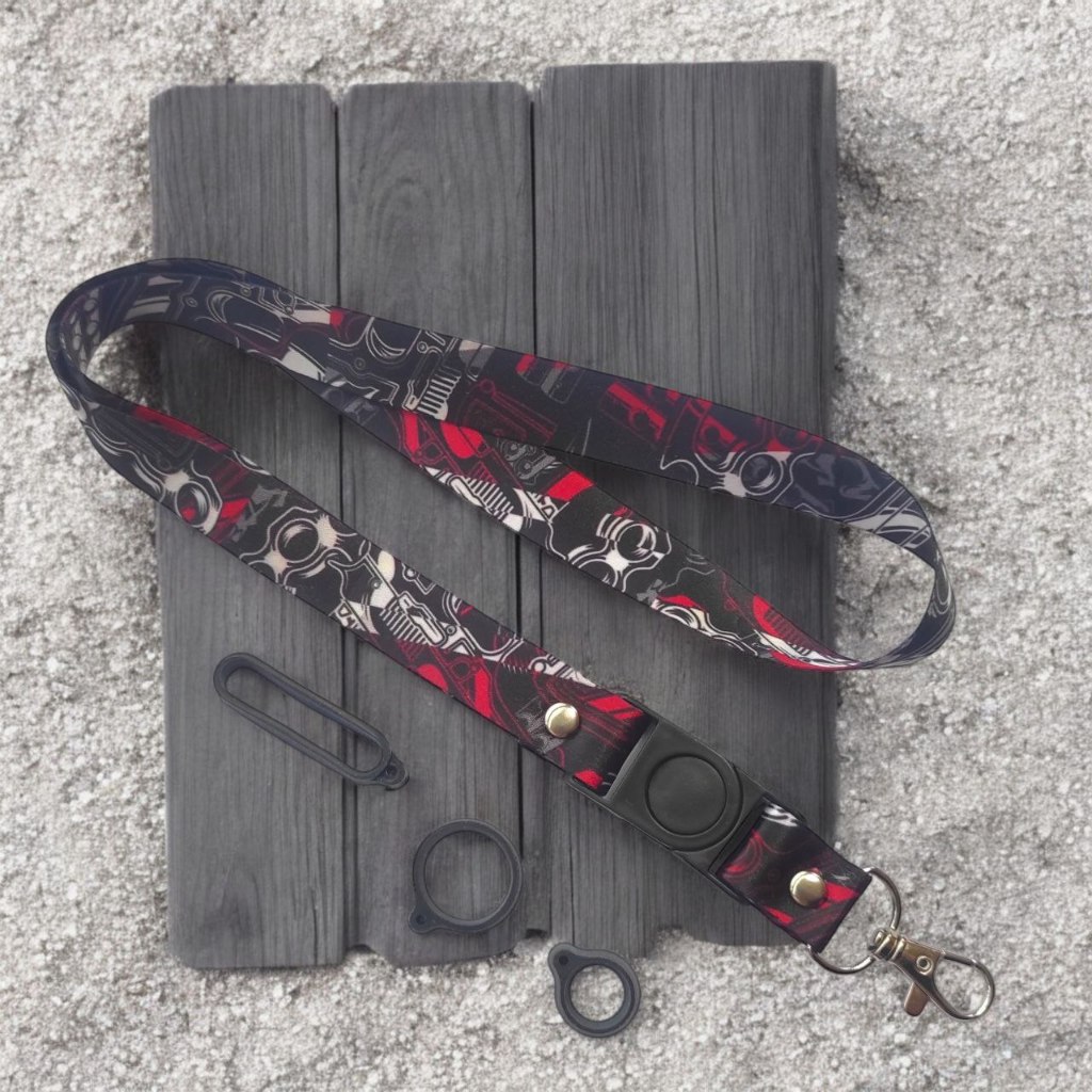 

Lanyard 2 Cm Motif DOODLE KOBOY Bonus 3 Karet