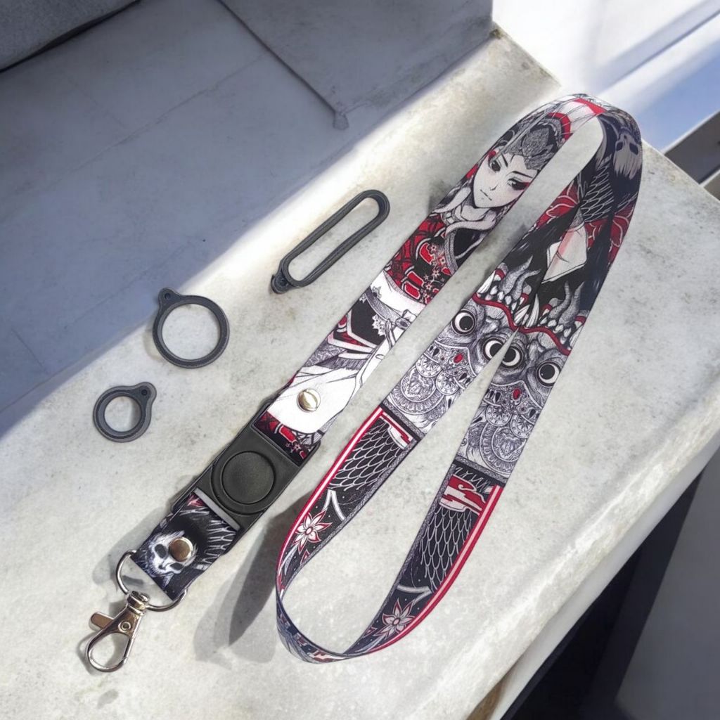 

Lanyard 2 Cm Motif DEWI MESIR Name Tag Bonus 3 Karet