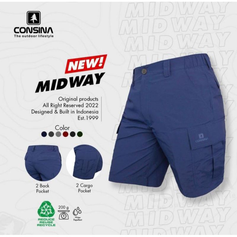 consina midway celana consina midway celana pendek consina midway ori