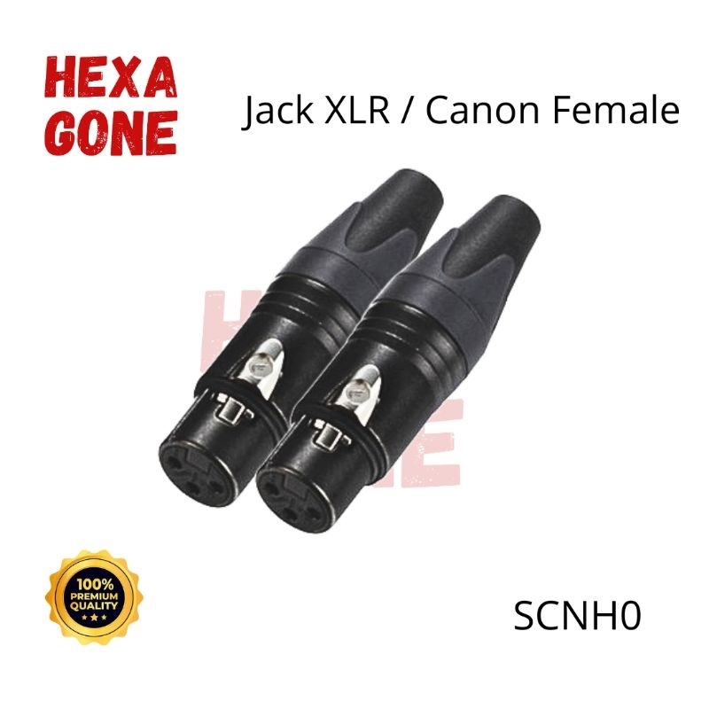 Jack XLR Canon Female STX