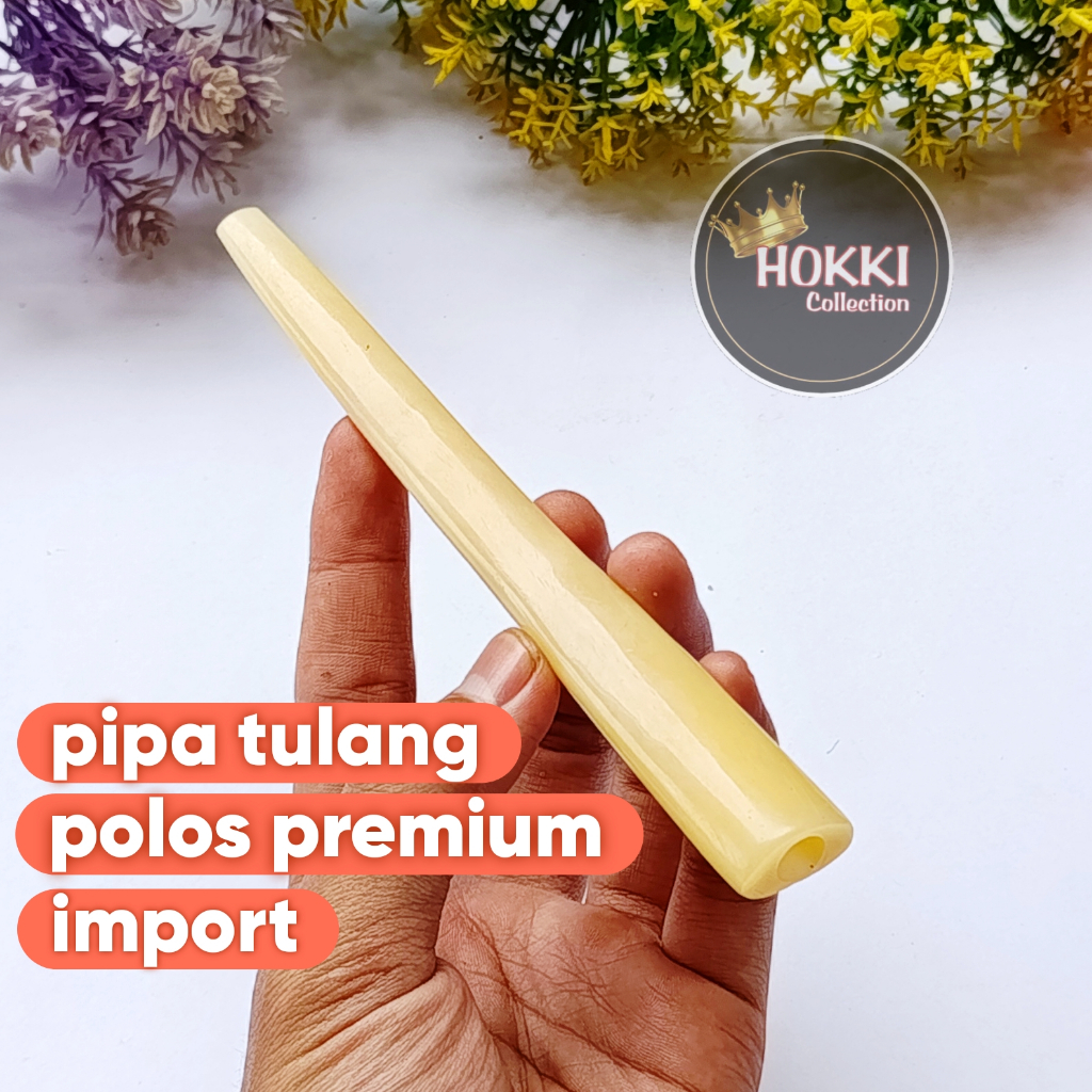 Pipa Once Cangklong Tulangsapi Polos Premium Import Super