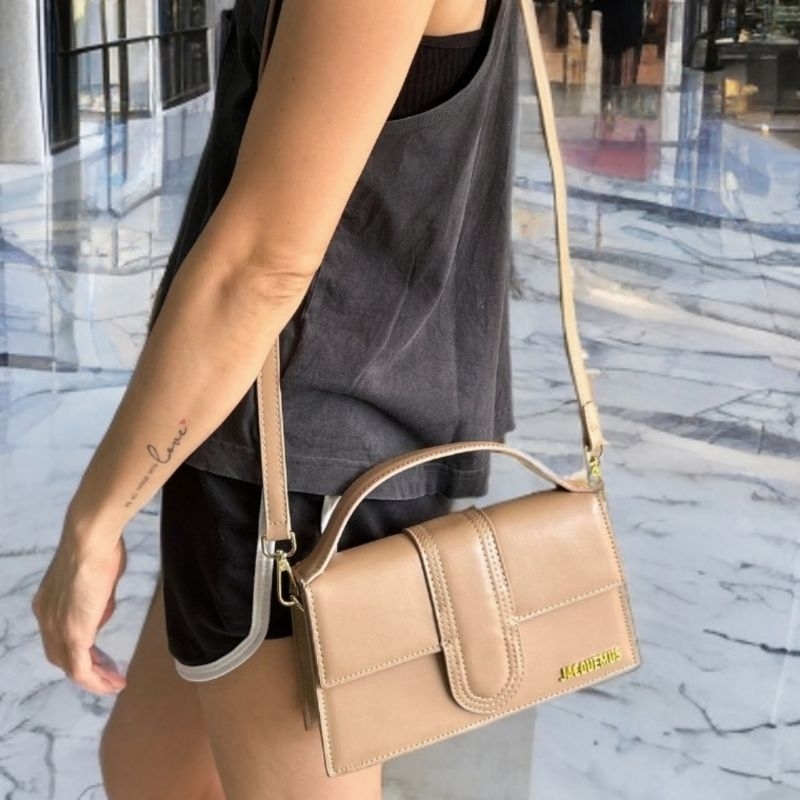 BRANDEDSHOPLINE TAS FASHION IMPORT PREMIUM JACQUEMUS LE GRAND BAMBINO
