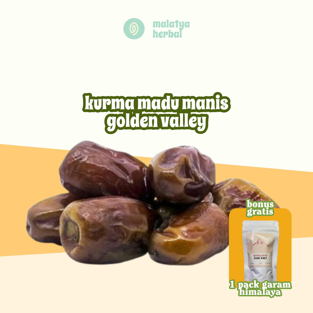 

Kurma Golden Valey Valley Dates Kemasan Besar Bukan Kurma Sukari Al-Qossim Al Qosim Al Qassim