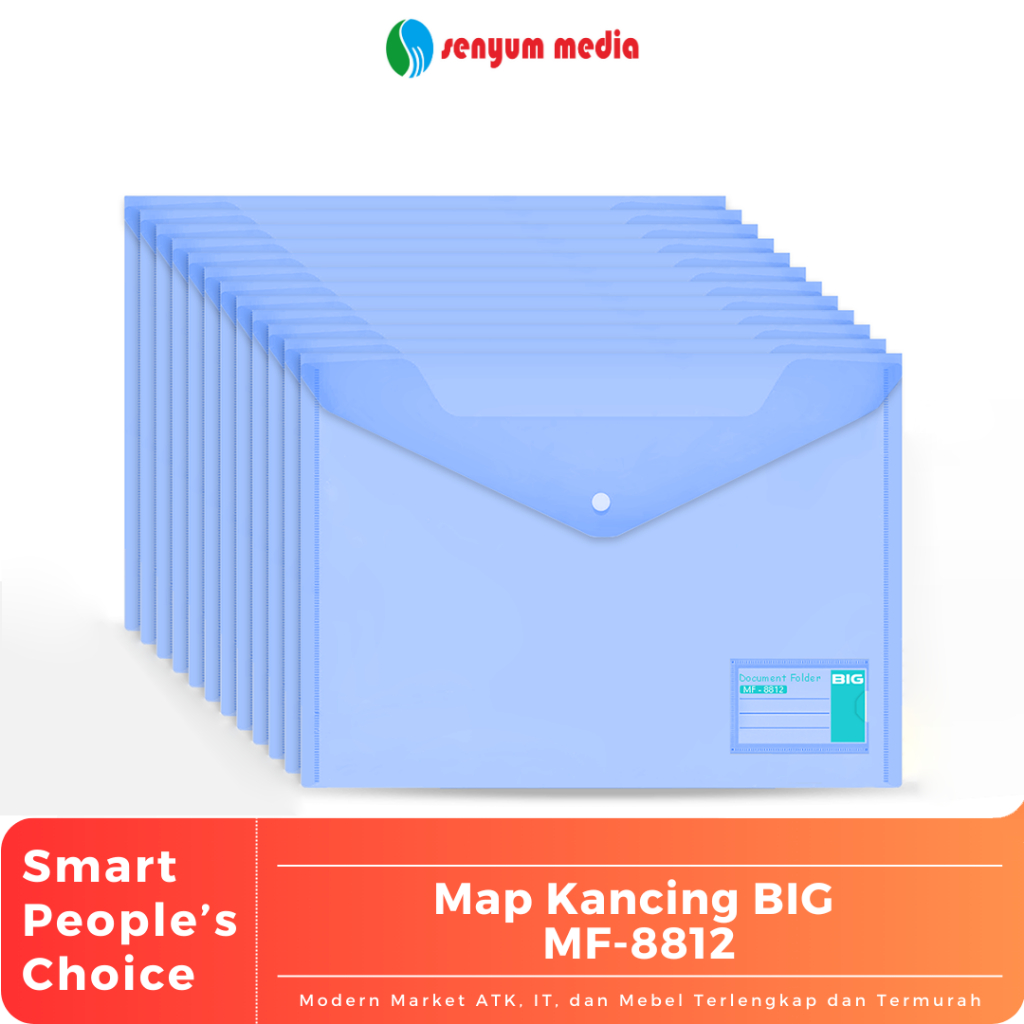 

Map Kancing BIG A5 MF-8812 (1 Lusin Isi 12 Pcs) (S:DZN)