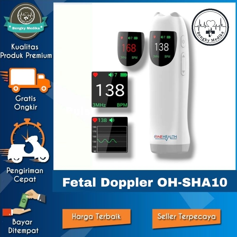 Doppler OneHealt SHA10  Fetal Dopler OneHealt  Dopler Portable   Dopler Saku