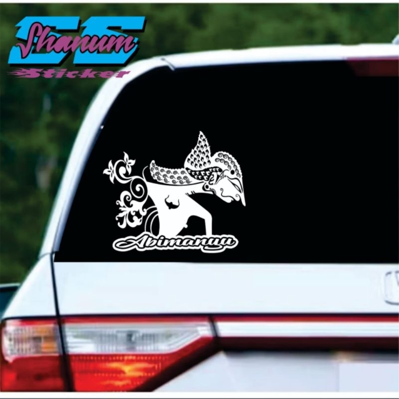 STIKER CUTTING WAYANG ABIMANYU