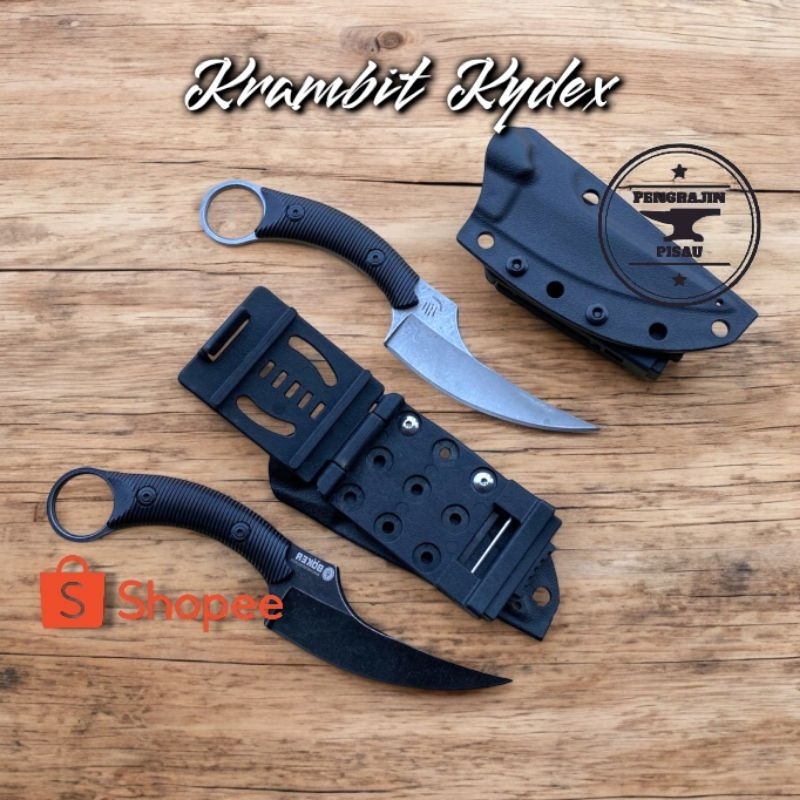 Pisau Karambit Silat Premium Sarung Kydex Stainless Steel